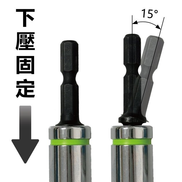 "tevc"Japan VESSEL Hexagonal Handle WSA Head Series Rigid Forged First Vibration 15 Degree Shake Head Socket-10mm, , large