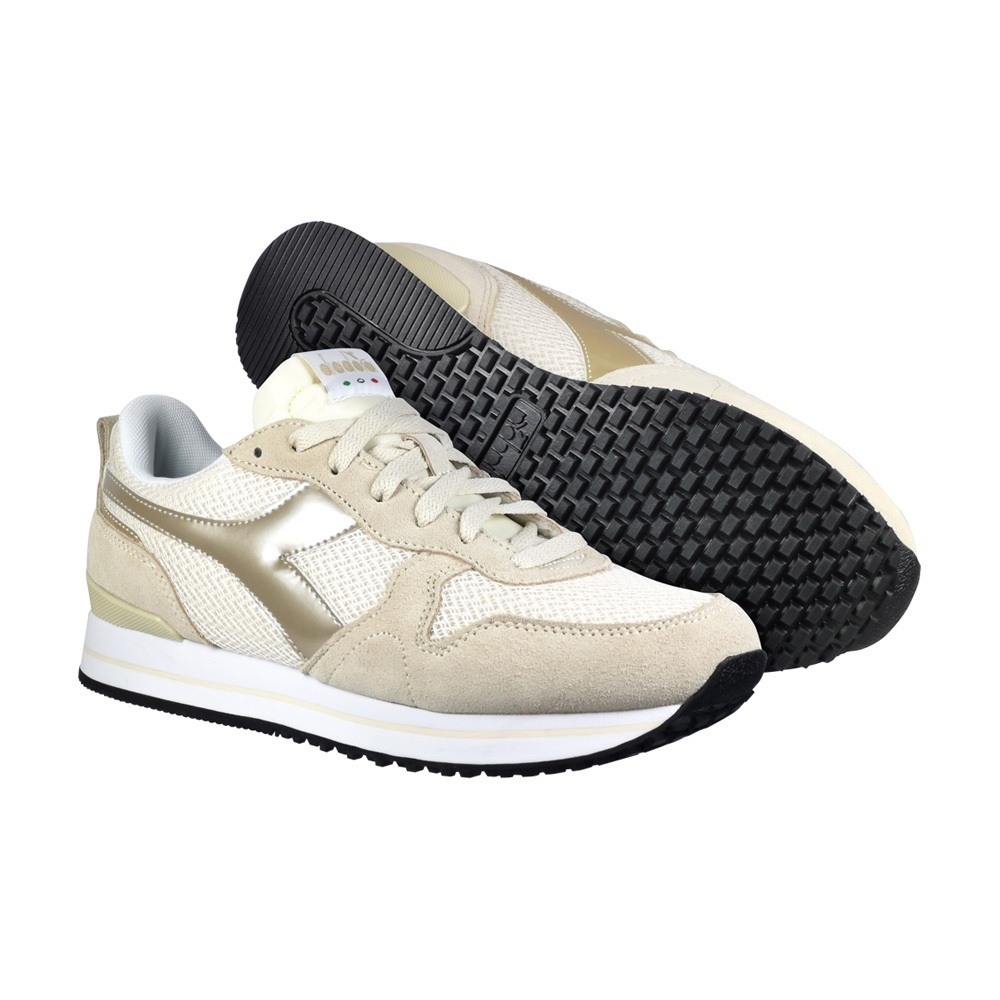 DIADORA迪亞多那 義大利進口 復古休閒女鞋 女運動鞋 女鞋 OLYMPIA 透氣 緩震 輕量 耐磨 防滑 米金, , large