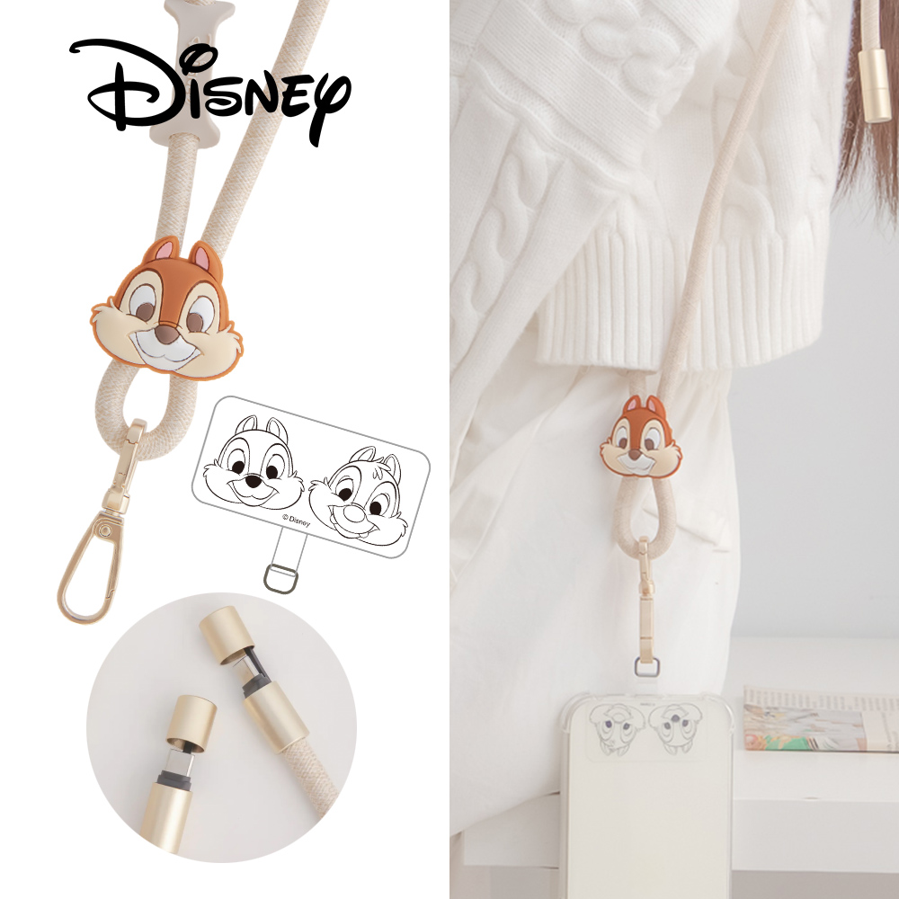 【Disney】Chip 'n Dale 65W Type-C Fast Charging Phone Lanyard, , large