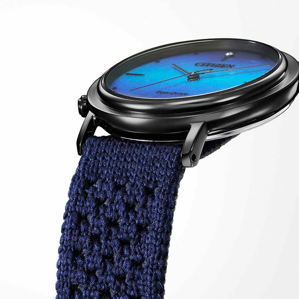 CITIZEN 星辰 L系列 廣告款 光動能女錶 套錶 EM1005-42L, , large