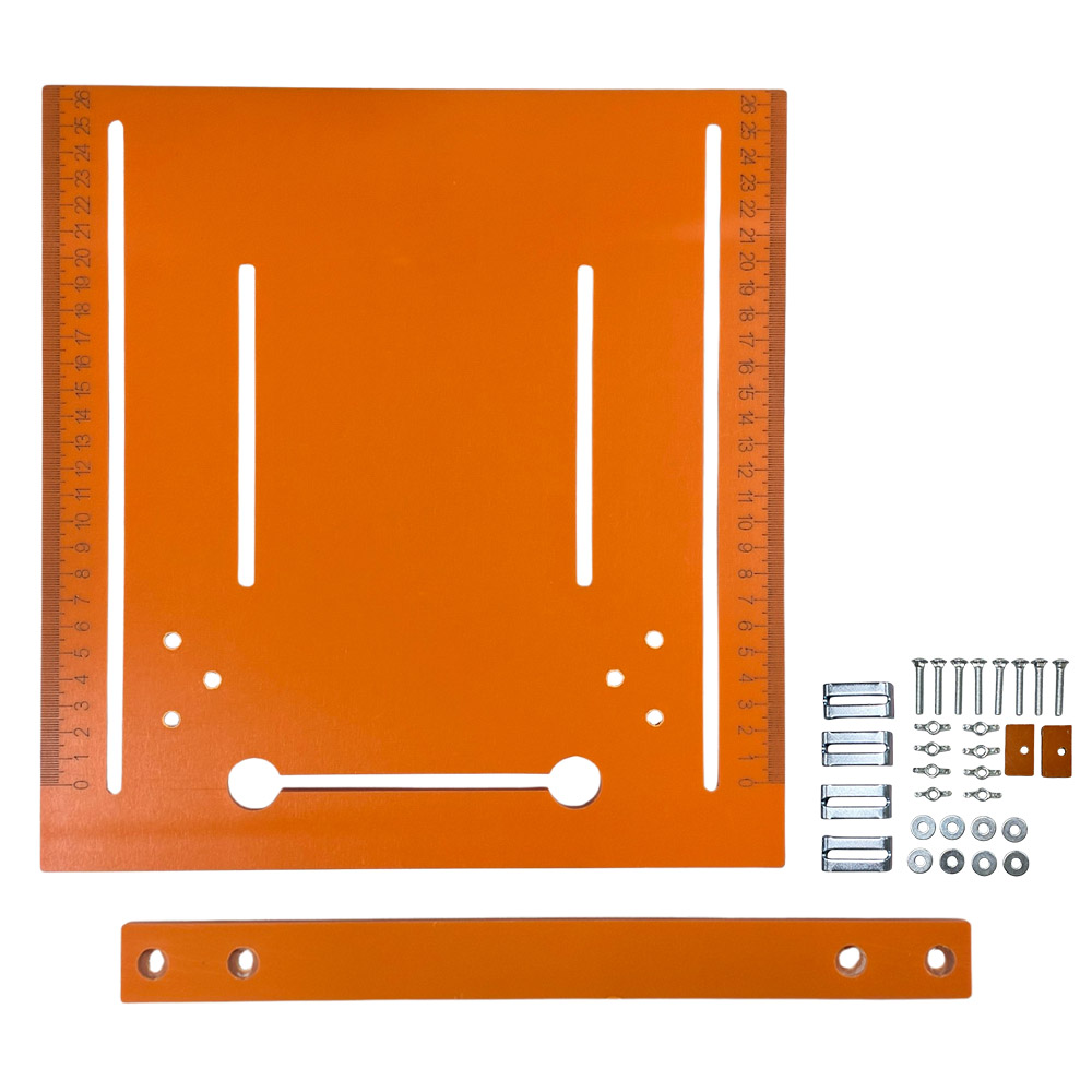 4-inch cutting machine base plate - 4 inches (28*30cm) with 3cm margin, no drilling required., , large