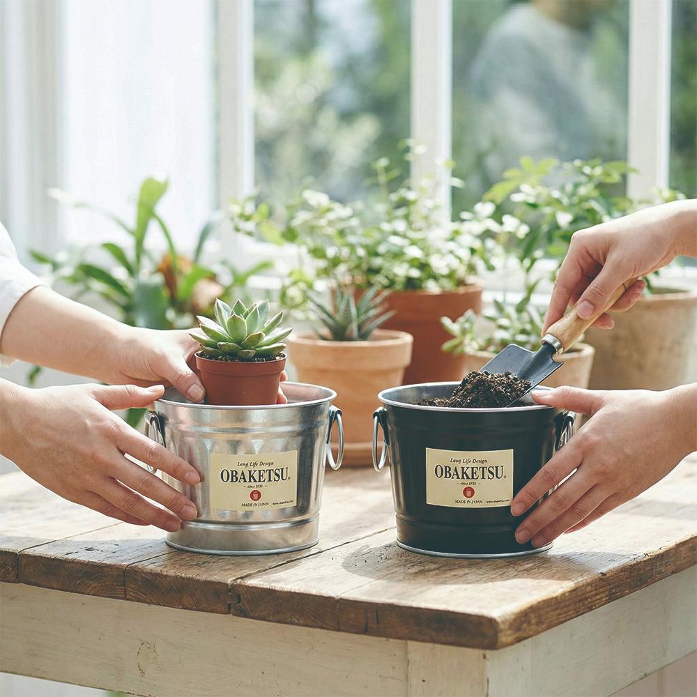 【this-this】日本渡邊金屬｜OBAKETSU 手工製多功能迷你桶 1L, , large