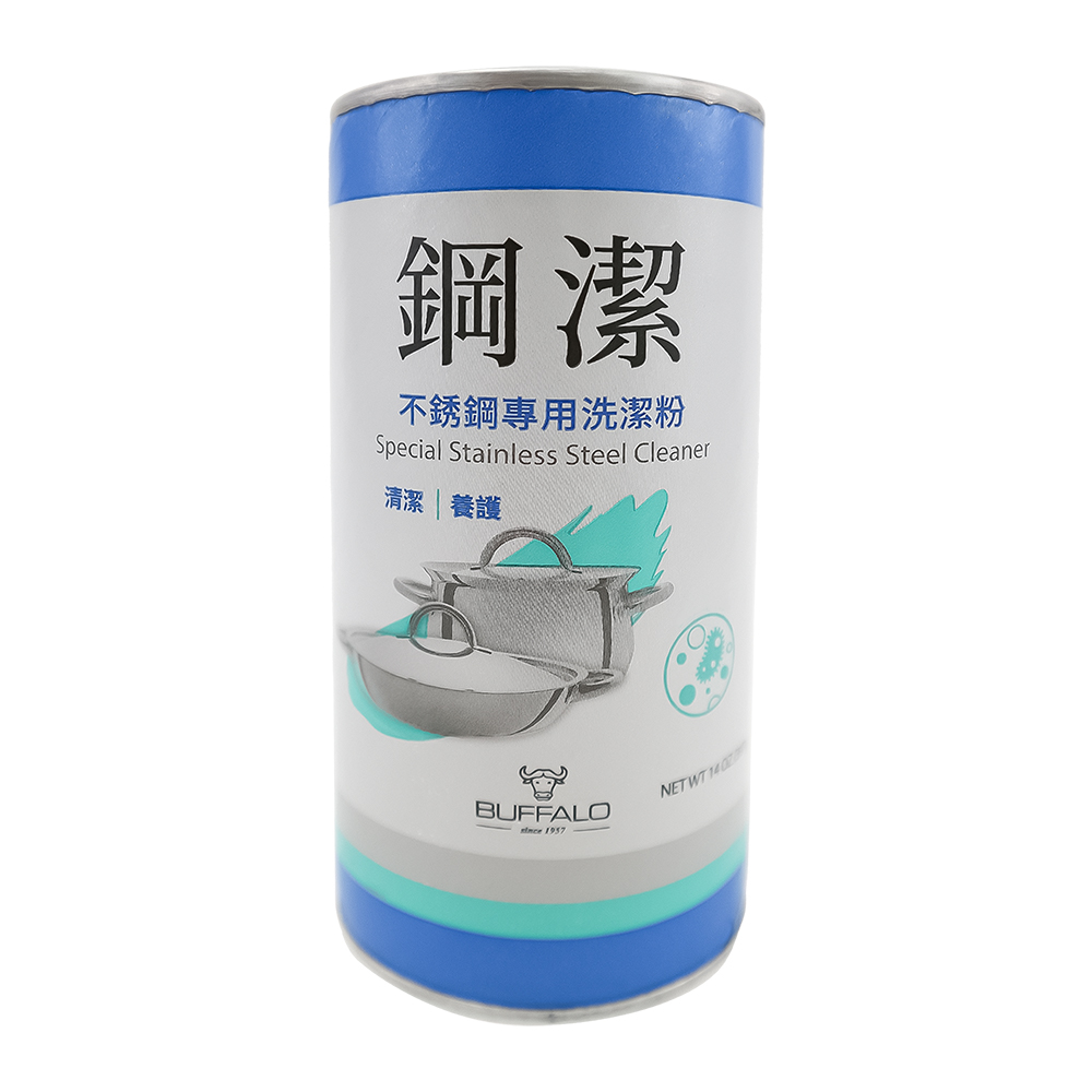 牛頭牌鋼潔不鏽鋼專用洗潔粉-4入, , large