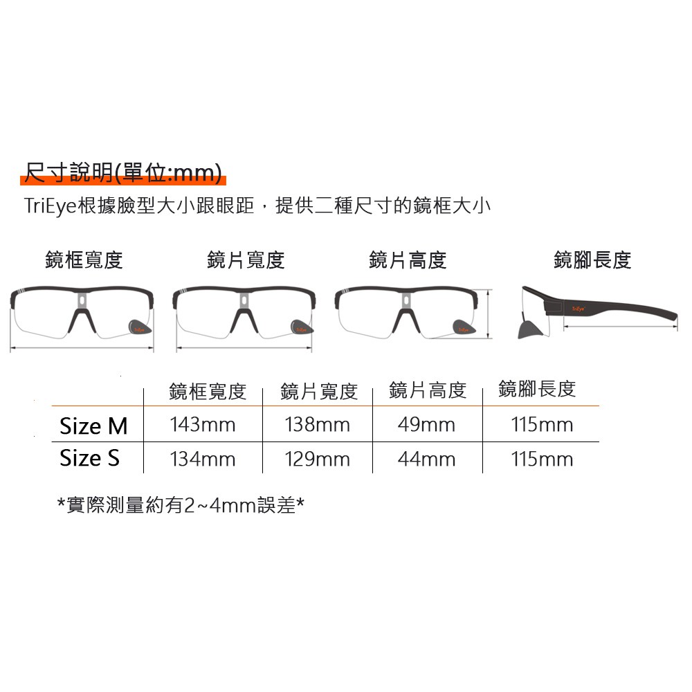 [五揚]TriEye後視鏡系列 運動太陽眼鏡 豪華旗艦組(四款可選), , large