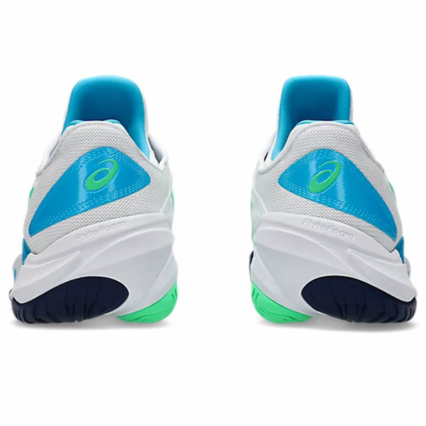 Asics Court Ff 3 男 網球鞋 抗扭 緩衝 側滑穩定 襪套式 白 綠藍 [1041A370-103], , large