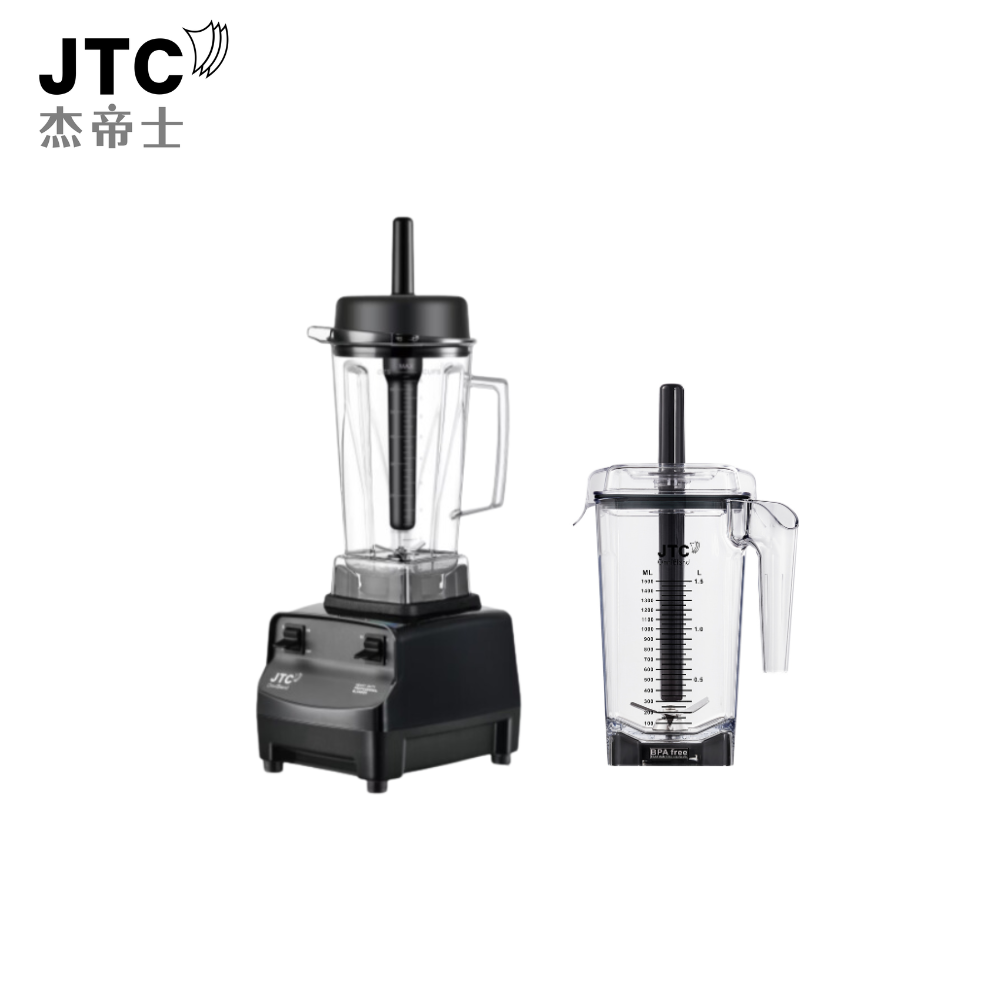 〔JTC杰帝士〕優惠組合TM-788豪華雙杯組-超強馬力萬用調理機、果汁機、冰沙機 2L經典圓杯+1.5L時尚方杯(D杯), , large