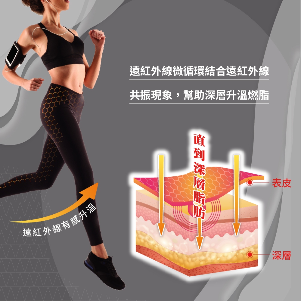 【Cheau Chi 】Graphene Yoga Pants Leggings - Far-Infrared, Shaping, High Stretch, Made in Taiwan, , large