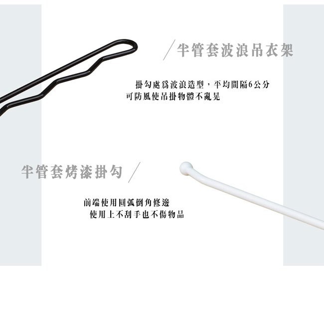 【Y HOUSE】 Floor-standing painted clothes hanger, storage rack, multi-function hanger, coat rack, open hanger - white, , large