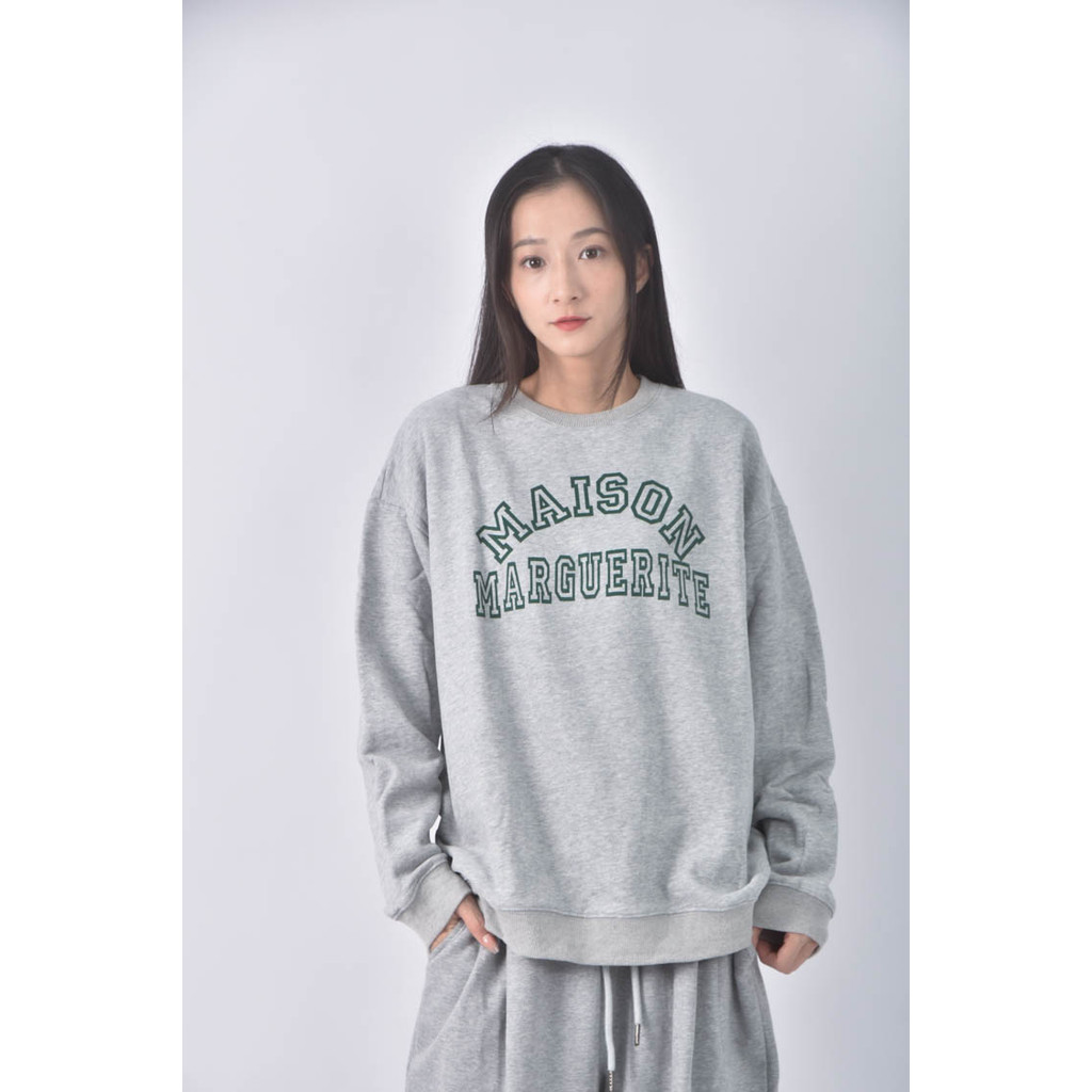 (2XL) maison margiela棉質純棉灰色長袖上衣二手衣, , large
