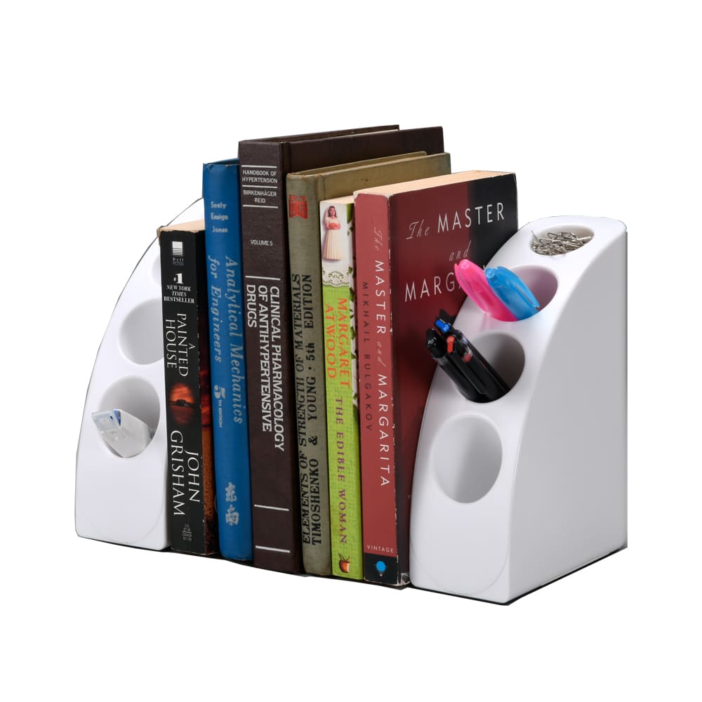 需預訂【FLYING 雙鶖】PB-9818 多功能筆筒/書擋收納架 1入, , large