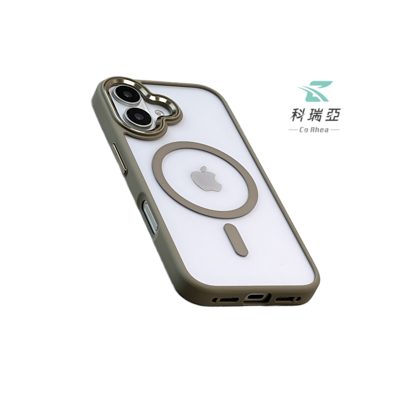 iPhone 16 Pro Max-6.9'' Gold Shield High-Transparency MagSafe Case - Semi-Transparent, , large