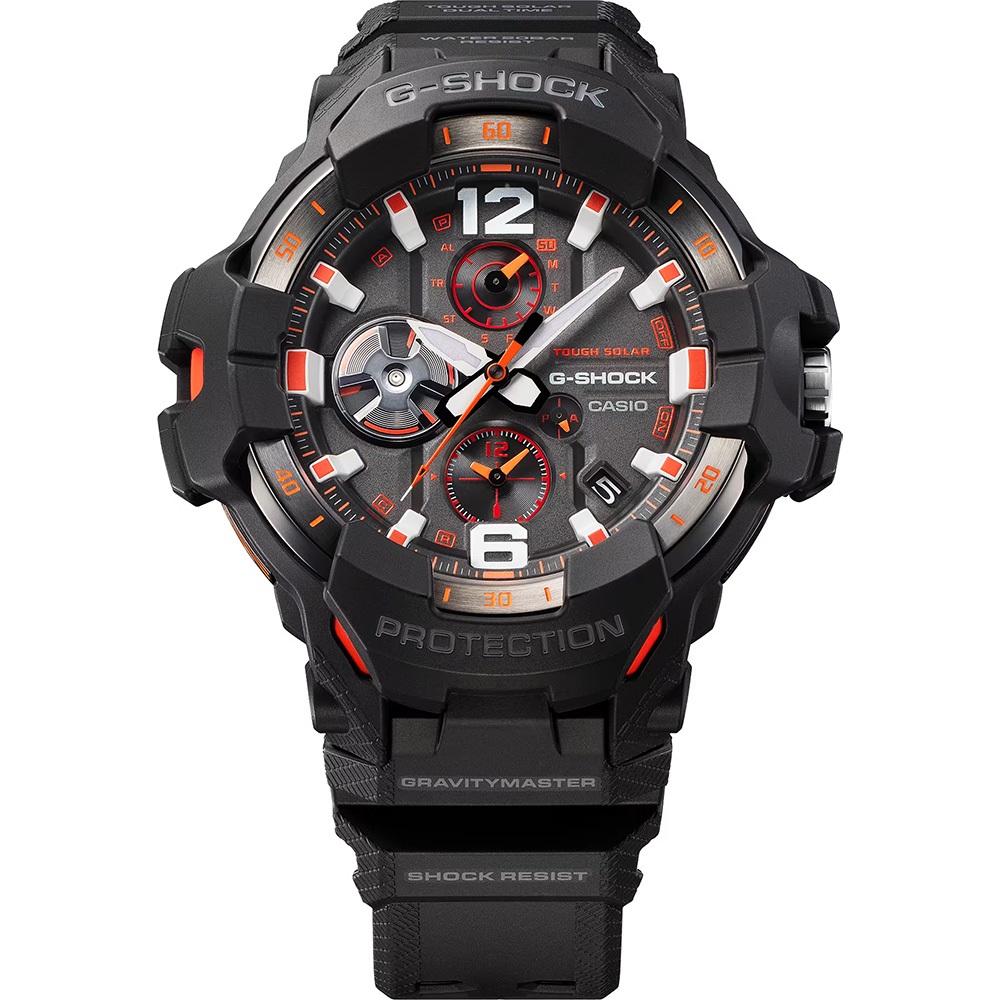 CASIO卡西歐 G-SHOCK MASTER OF G專業航空錶 太陽能藍芽飛行錶 GR-B300-1A4, , large