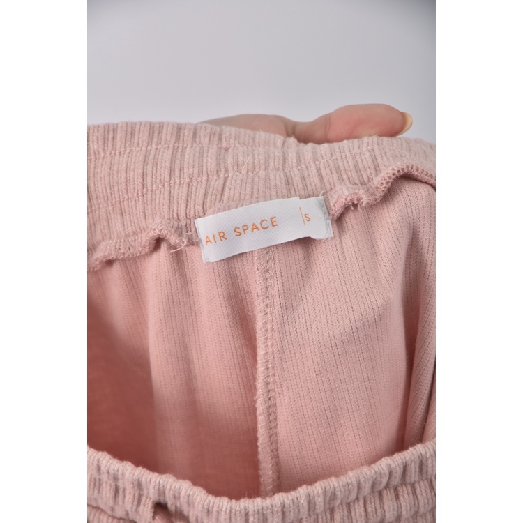 (S) air space高腰質感粉色長褲二手衣, , large