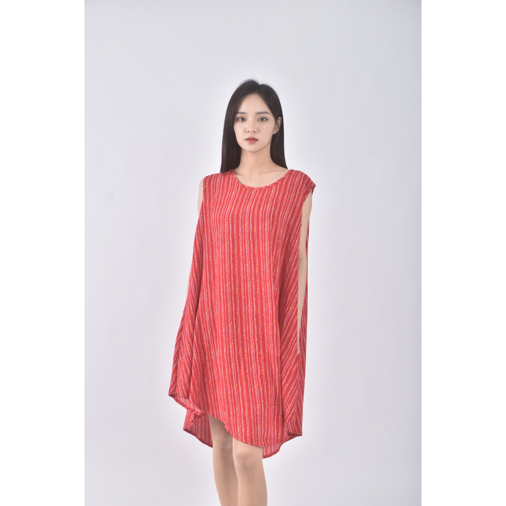 (S) ob style質感紅色洋裝二手衣, , large