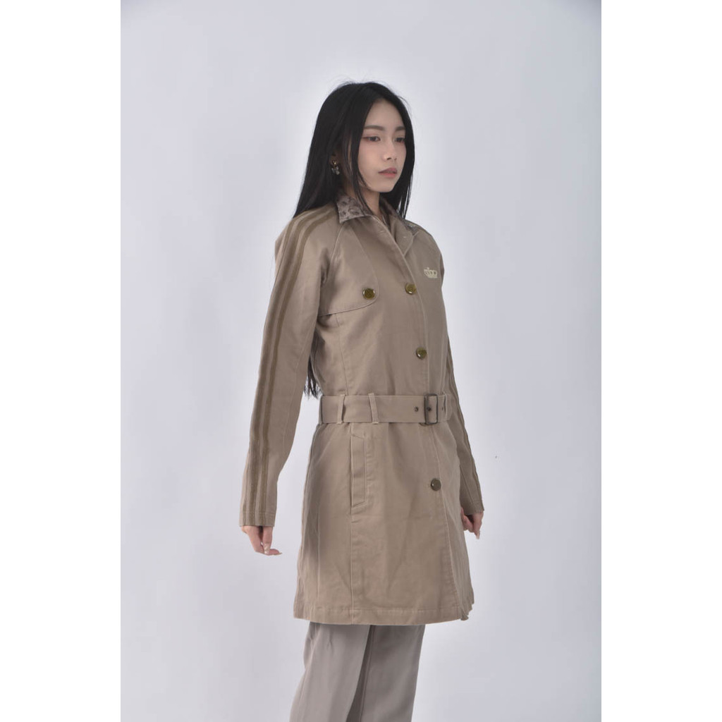 (S) adidas大衣棕色外套二手衣, , large