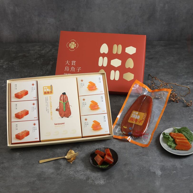 [大賞] 野生烏魚子大三元7兩禮盒, , large