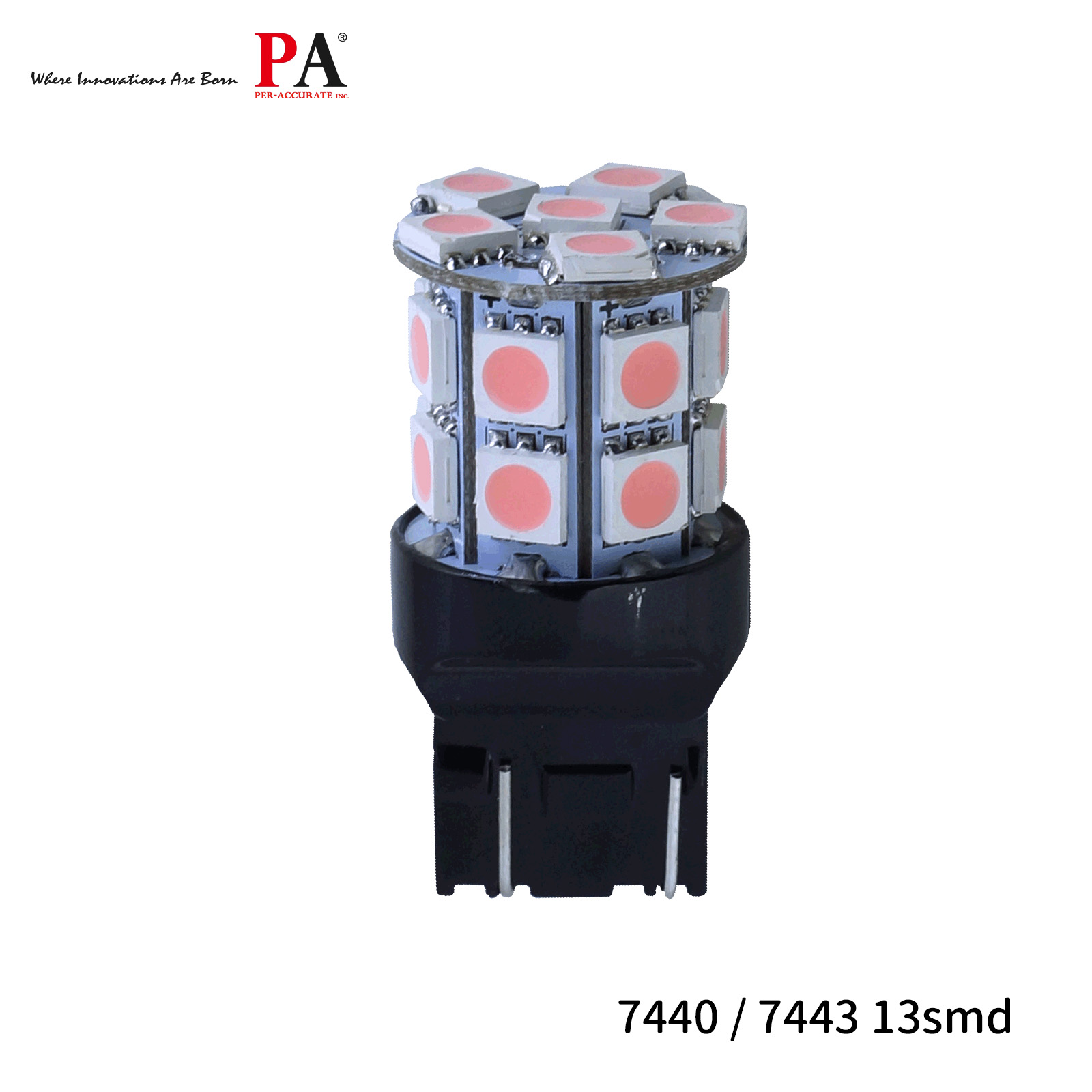 [PA LED]  20SMD Signal Turn Light White T20, , large