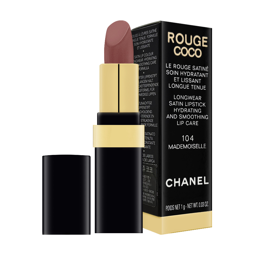 【CHANEL 香奈兒】COCO晶亮水唇膏 1g #104 性情, , large