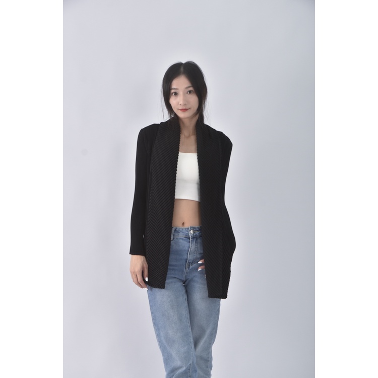 (L) 質感黑色外套二手衣, , large