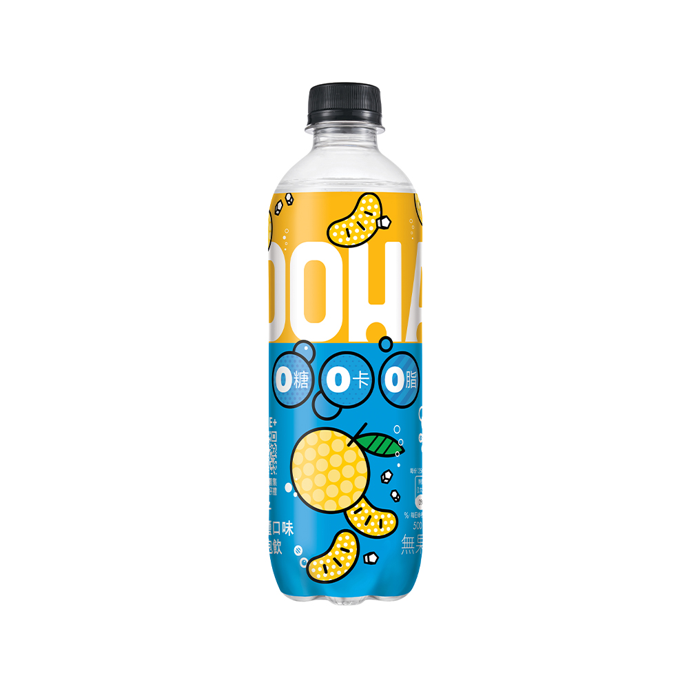 OOHA氣泡飲柚子海鹽口味500ml, , large