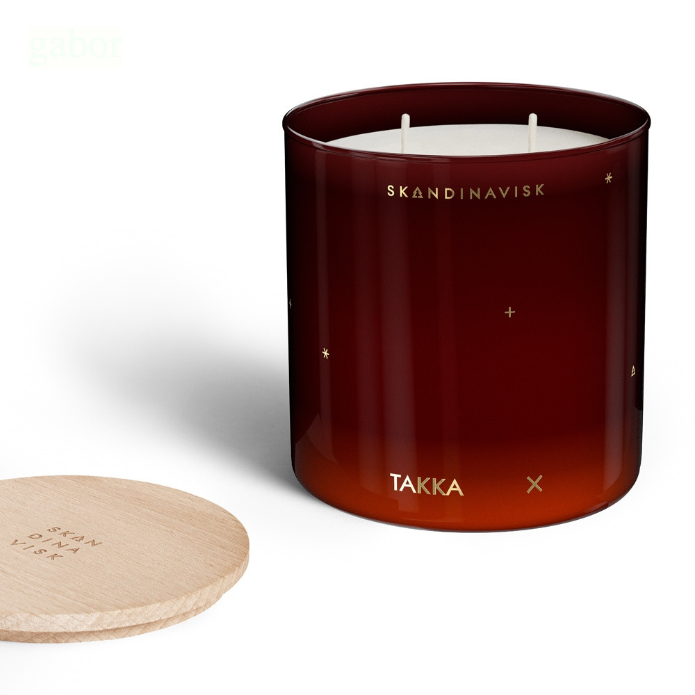 Skandinavisk 聖誕冬日限定 TAKKA 午夜餘溫 耶誕香氛蠟燭 400g, , large