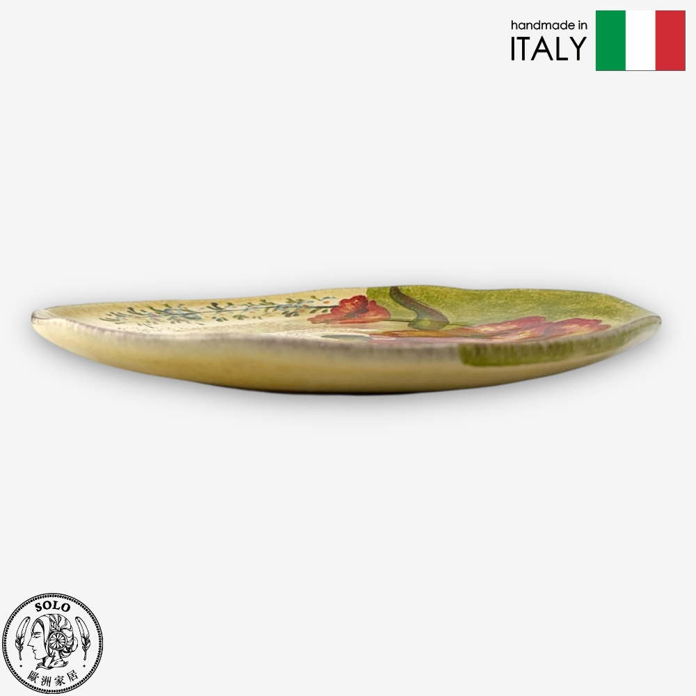 【SOLO Vintage】Modigliani Italian Pottery 27cm Dinner Plate TF Blossom Land Series, , large
