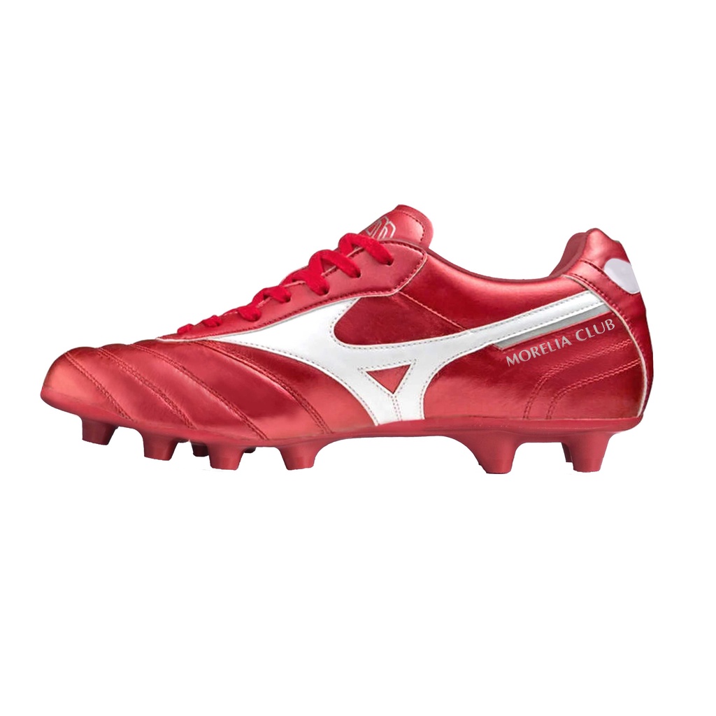 MIZUNO MORELIA II CLUB 成人足球釘鞋 室外足球鞋 珠光紅 P1GA221660 22FWO, , large