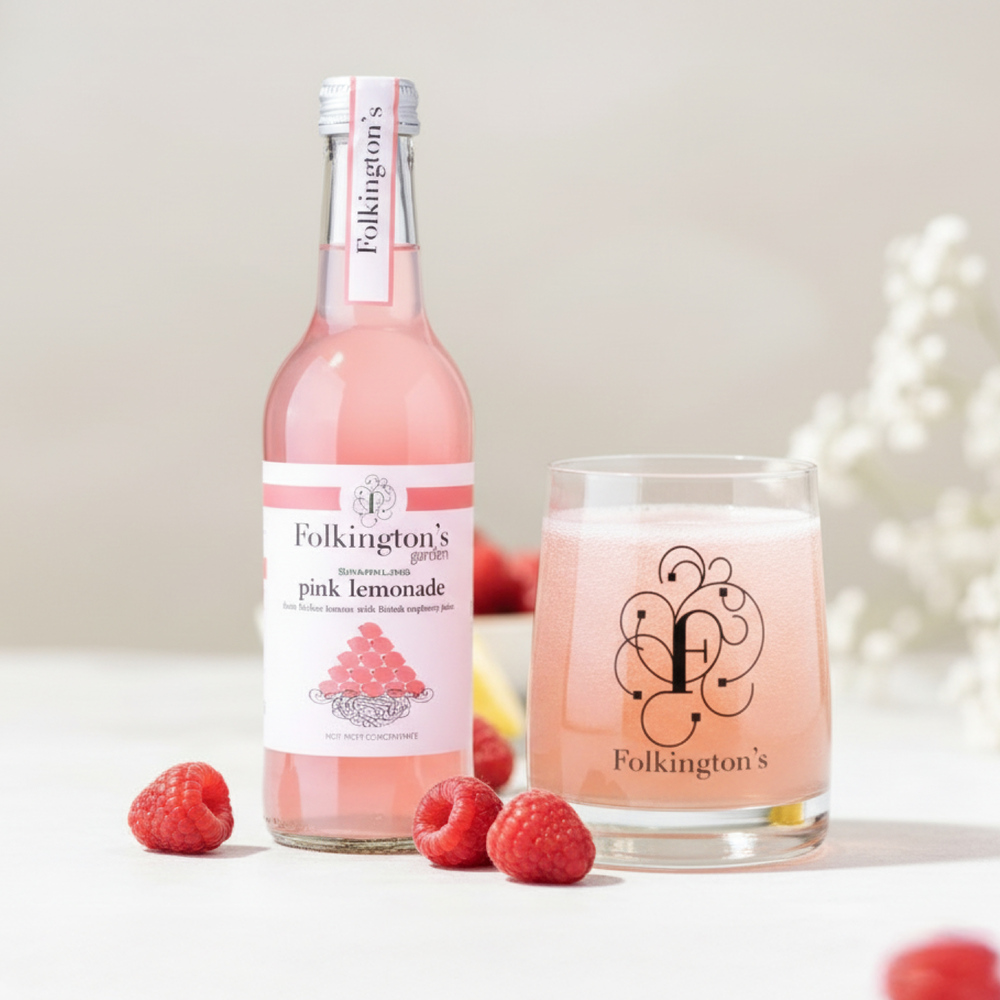 【Folkington's】Sparkling Pink Lemonade - 330ml, , large