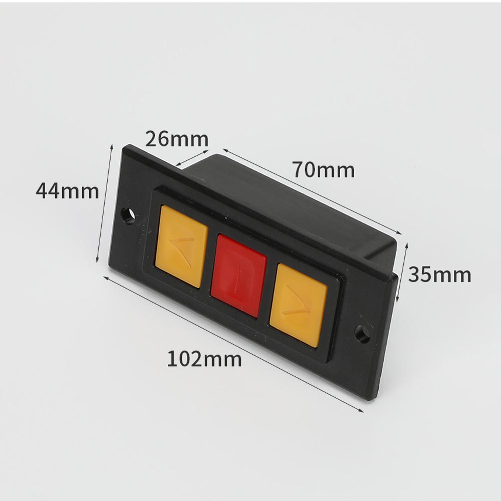 Iron roller door snap switch / external type with base, , large