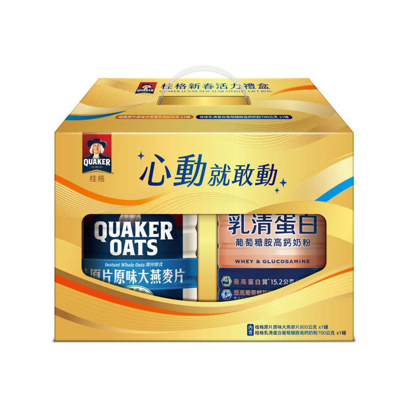 桂格新春活力禮盒 1500g, , large