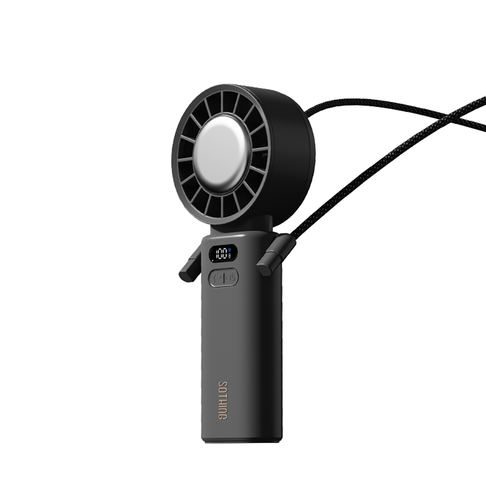 SOTHING  向物折疊冰敷高速手持風扇 - 渦輪Ice DSHJ-S-2428B (星空灰), , large