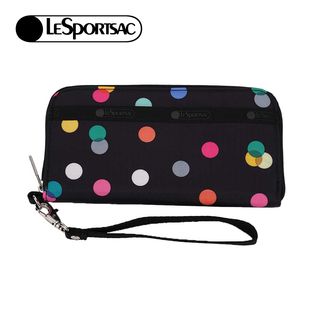 |快速出貨|Lesportsac Tech Wallet Wristlet 腕帶手拿包錢包/ 漂浮氣球 黑色, , large