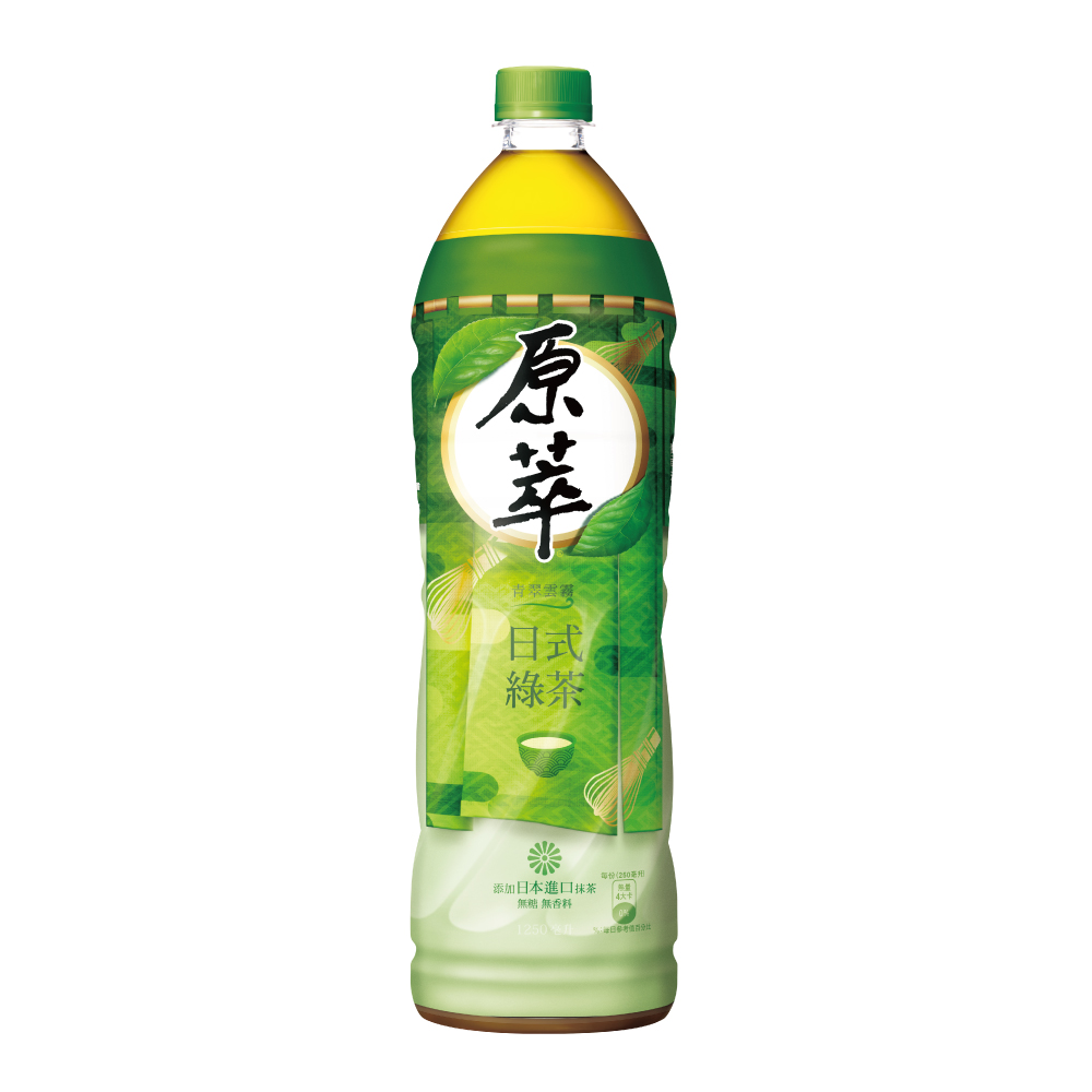 原萃日式綠茶Pet1250ml, , large