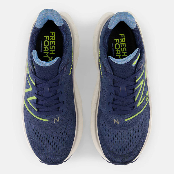 New Balance Fresh Foam X More V4 男 慢跑鞋 厚底 2E寬楦 藍綠 [MMORCN4], , large
