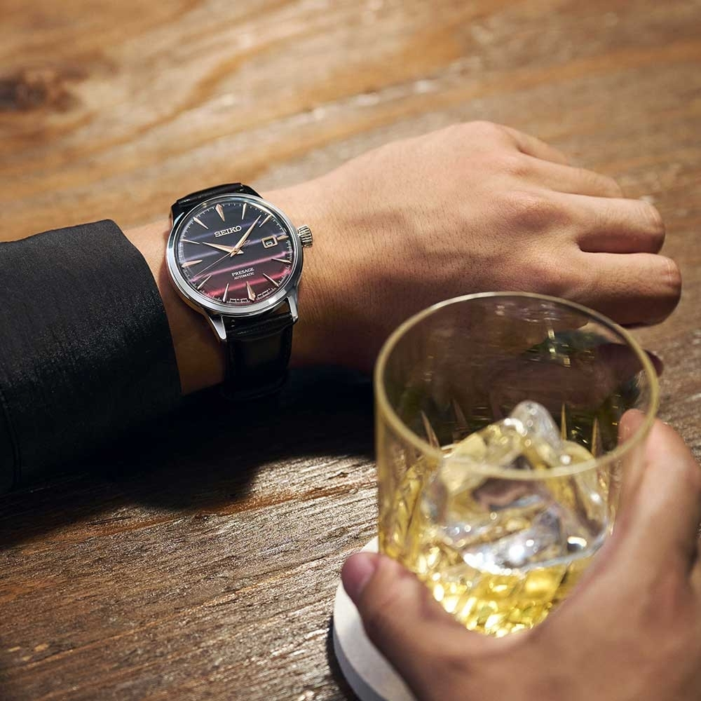 SEIKO 精工 PresageSTAR BAR 紫色日落聯名機械錶 SRPK75J1/4R35-06F0P, , large