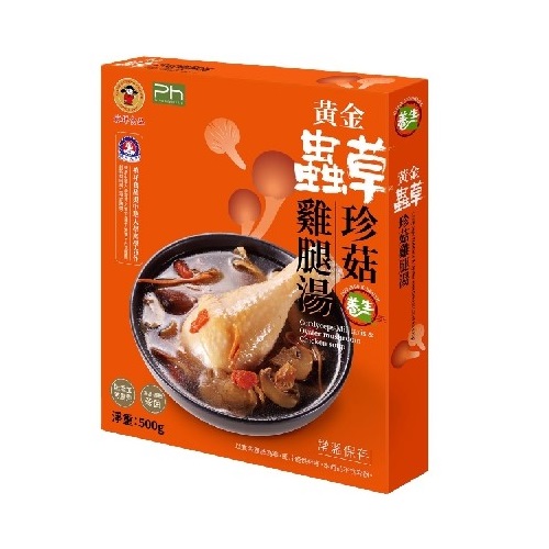 禎祥 黃金蟲草珍菇雞腿湯, , large