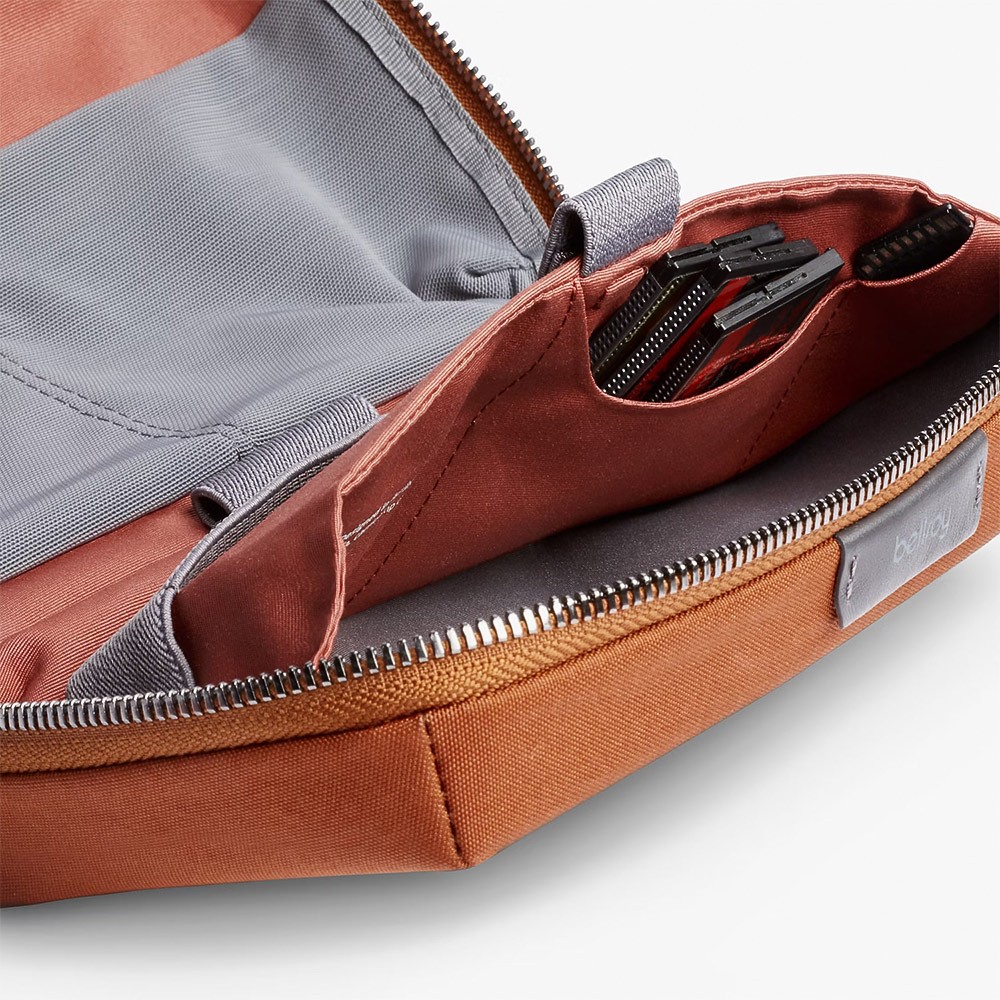 Bellroy Tech Kit 專用3C收納包 隨身包-橘棕色, , large
