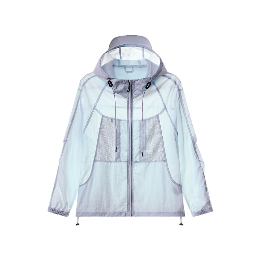 LIGHTWEIGHT女輕薄防曬外套 -月光藍M~2L