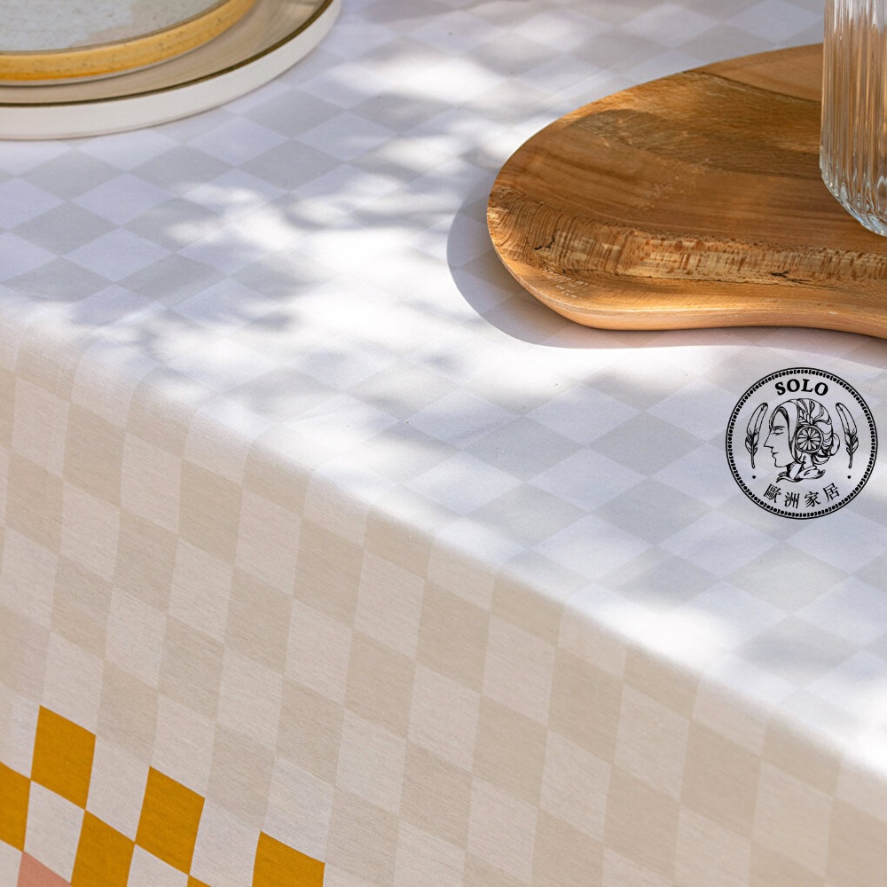 【SOLO Vintage】LCW Home 150x200cm Sunny Plaid Table Cloth Made in Turkey, , large