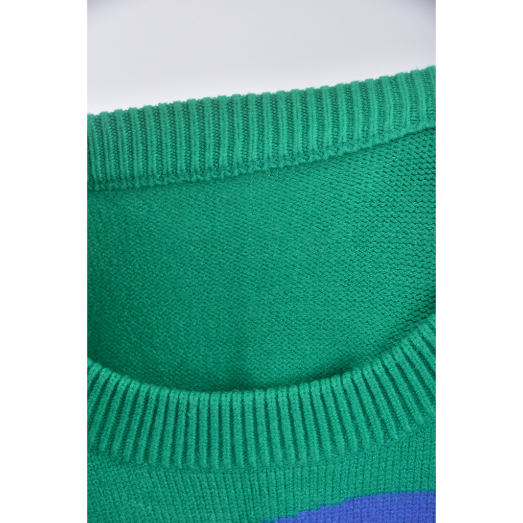 (XL) ader質感針織愛心綠色長袖上衣二手衣, , large