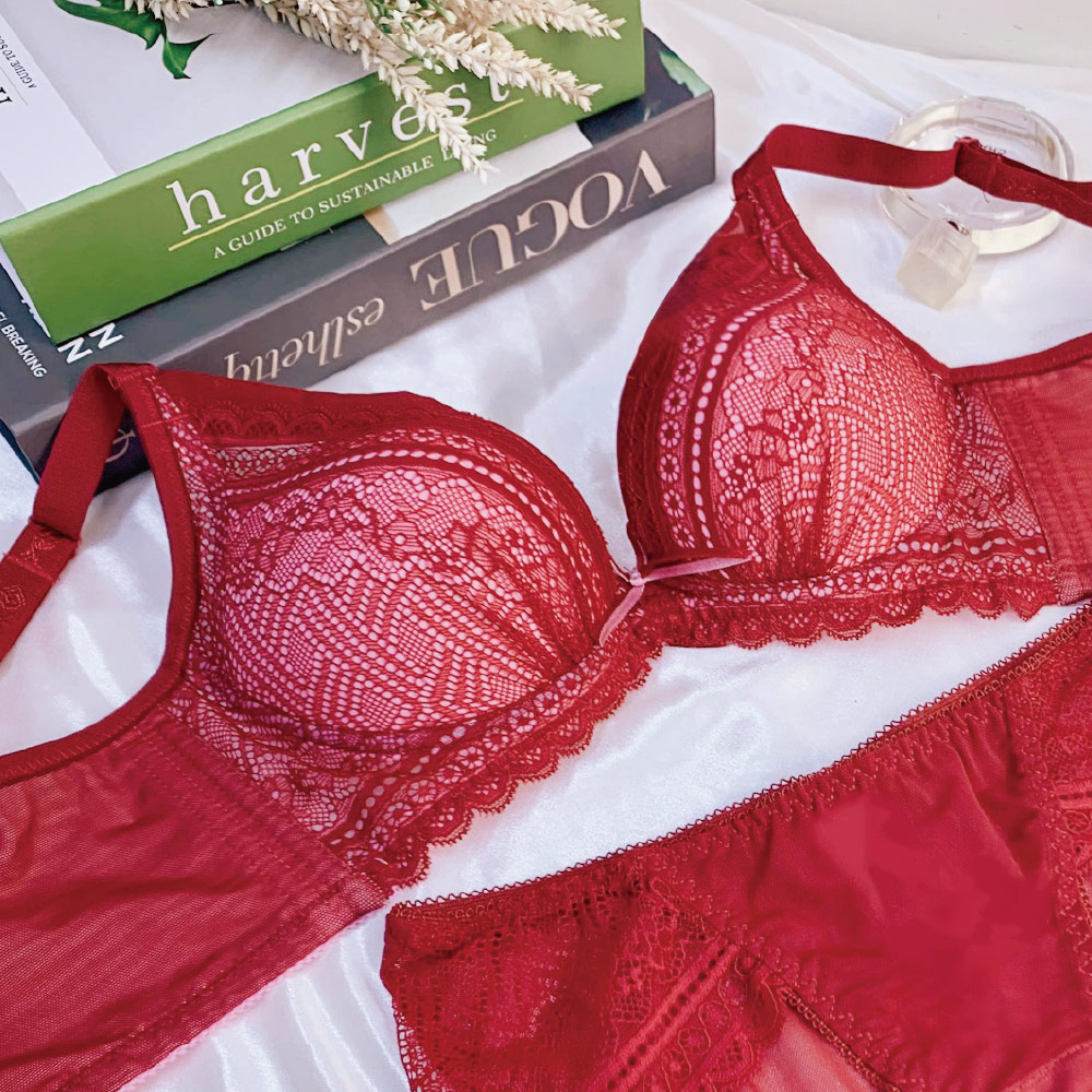 【可蘭霓Clany】上胸澎澎飽滿V曲線防外擴托高QQ B-D 機能集中內衣 熱情紅 6967-96, , large