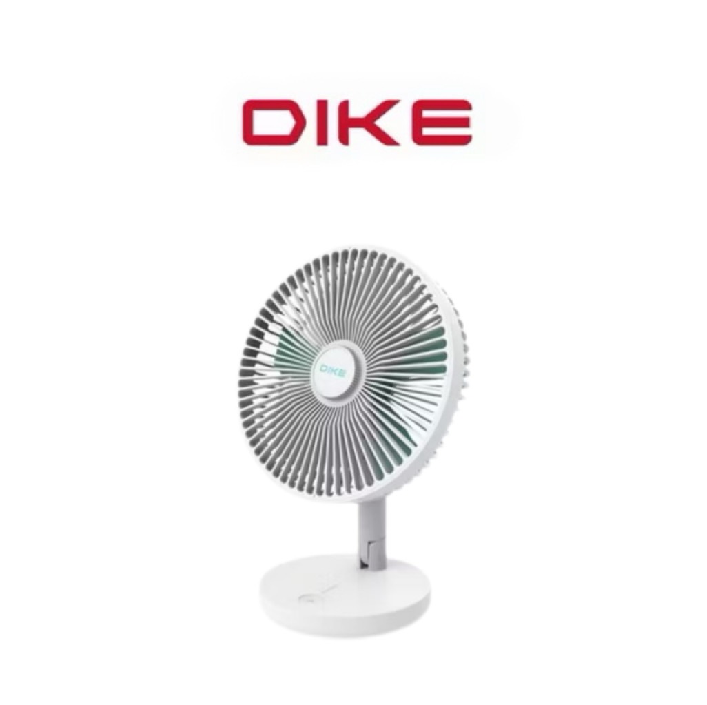Folding storage standing table fan