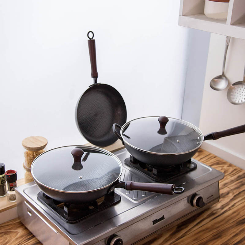 JIA Companion Carbon Steel Wok 30cm, , large