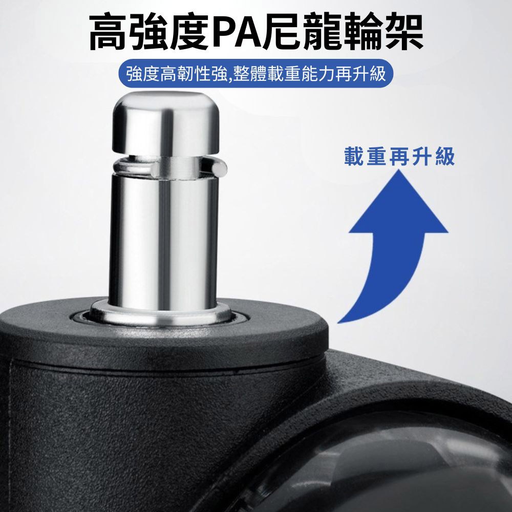 2吋插桿式靜音萬向輪(1入), , large