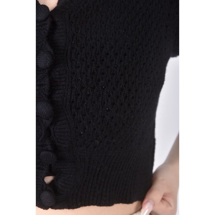 (S) anirek質感黑色短袖上衣二手衣, , large