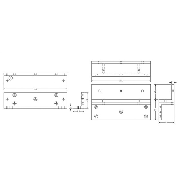 昌運監視器 PONGEE Pegasus PG-BLZ180 磁力鎖LZ固定型支架 適用PGL-180/PGL-180F, , large