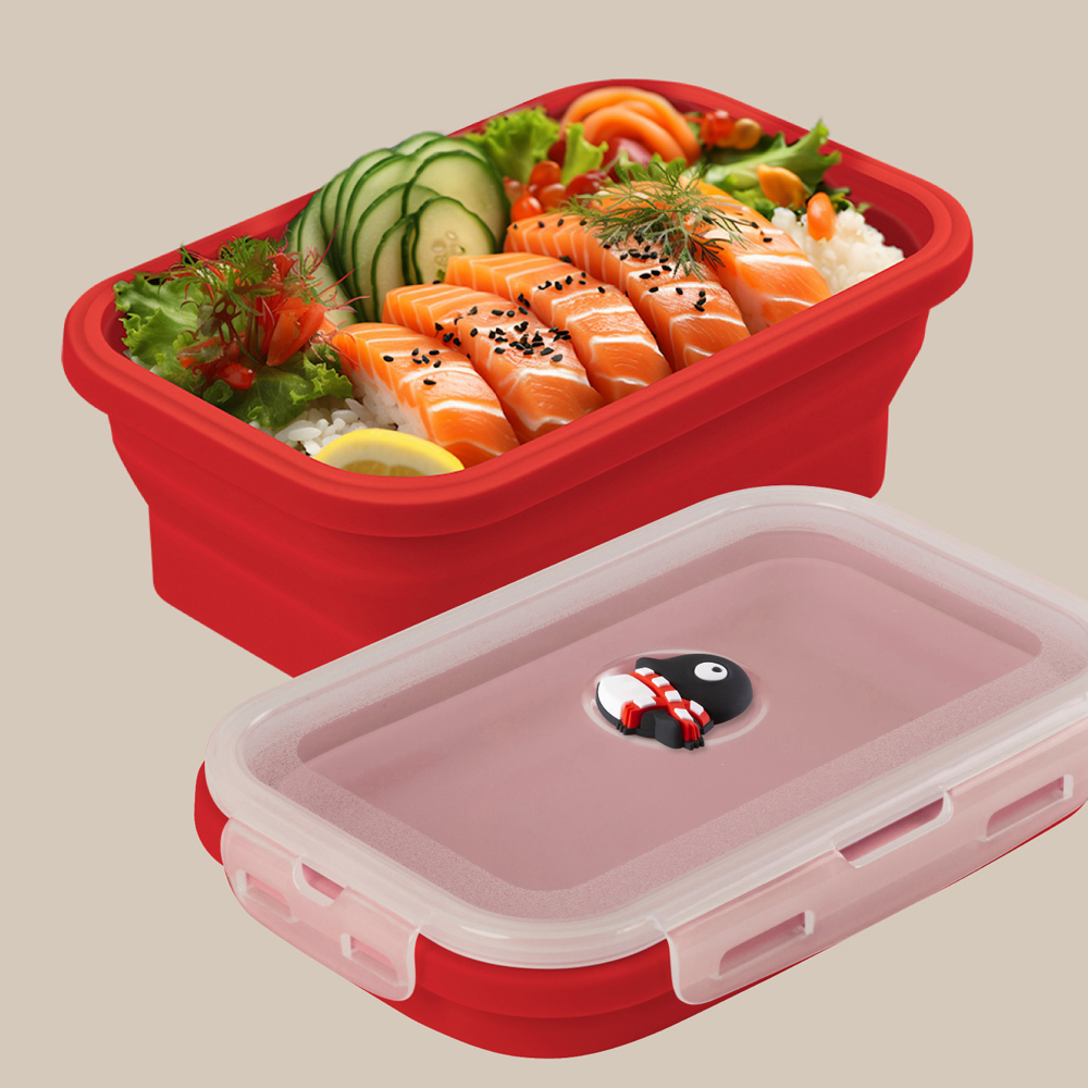 Silicone Foldable Food Container-PEN-12, , large