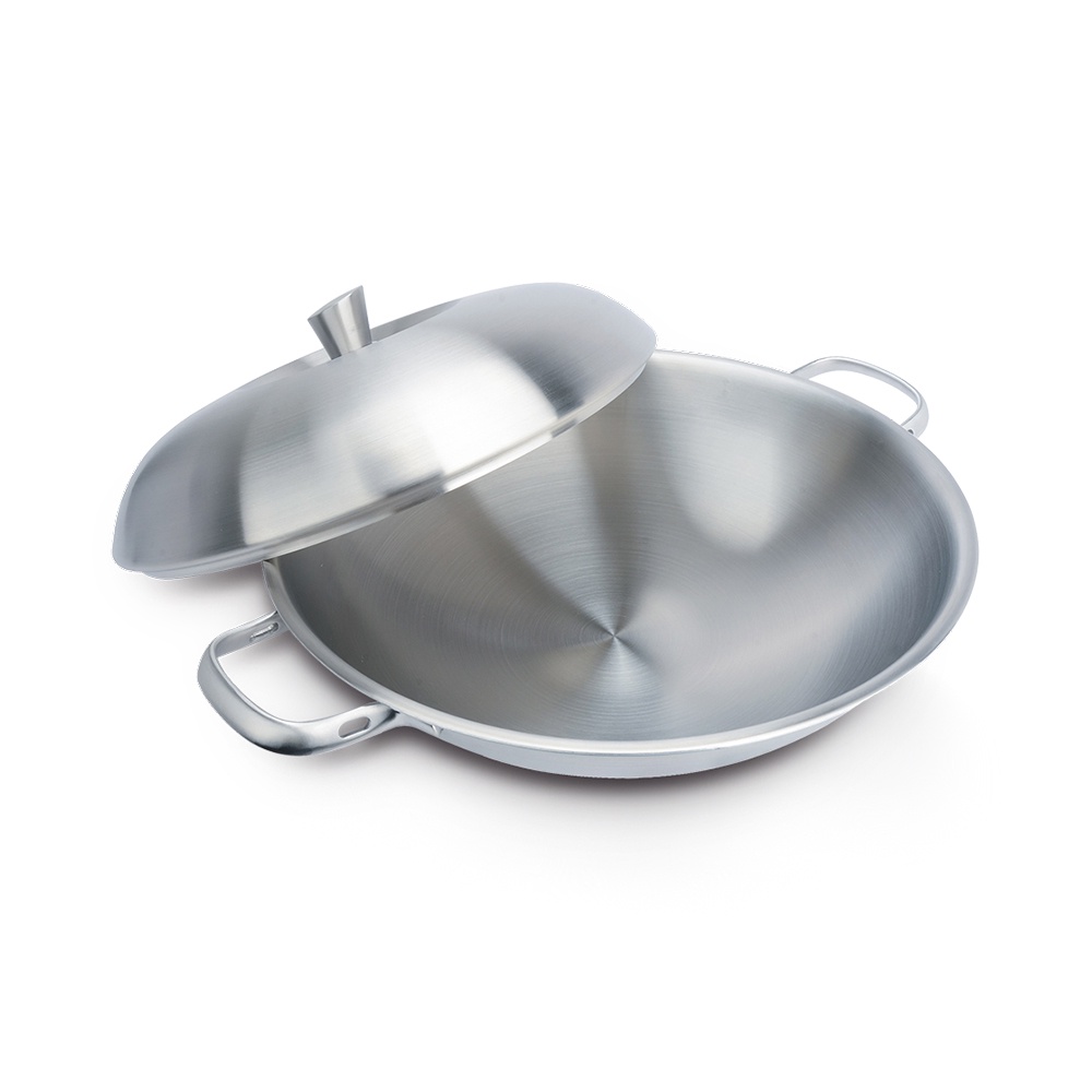 Miyaco 米雅可 典雅316不銹鋼七層複合金炒鍋IH 40cm-Leidea樂德兒, , large