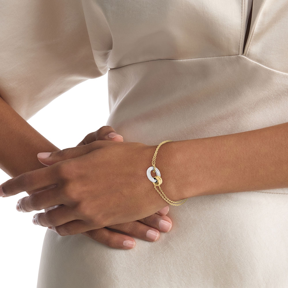 Calvin Klein CK Duality 手鍊 情人節送禮推薦-半金 35000632, , large