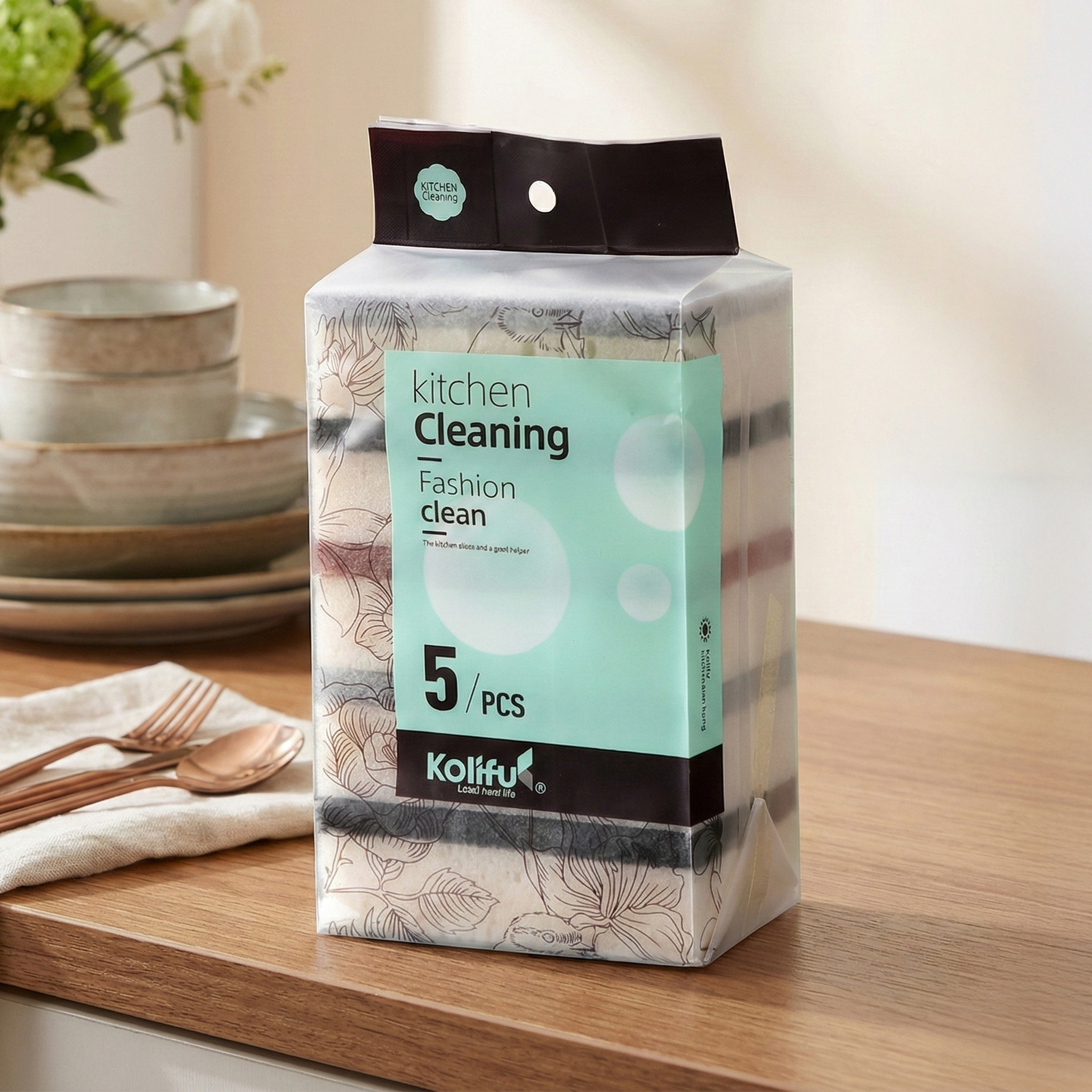 Aesthetic Kitchen Sponges, , large